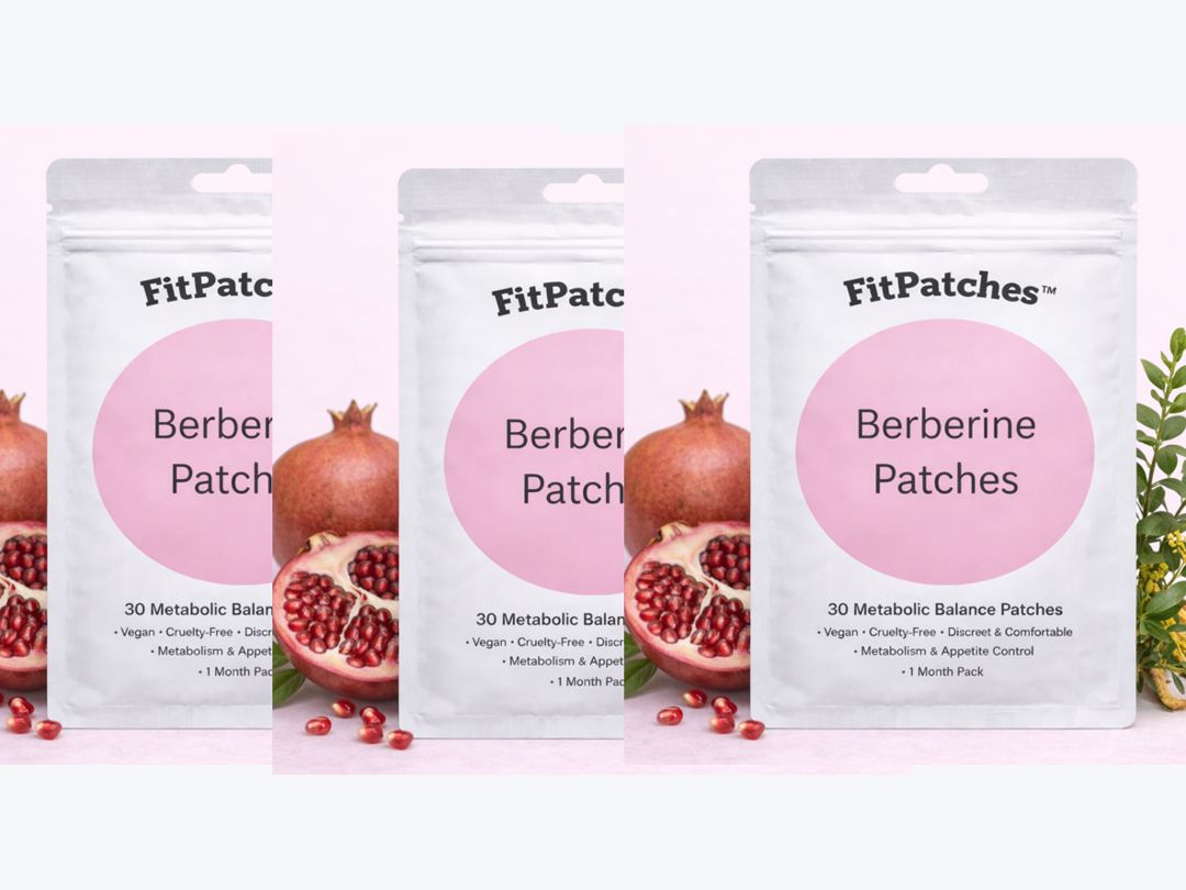 FitPatches — 3 пакета берберинови лепенки, 2+1 подарък